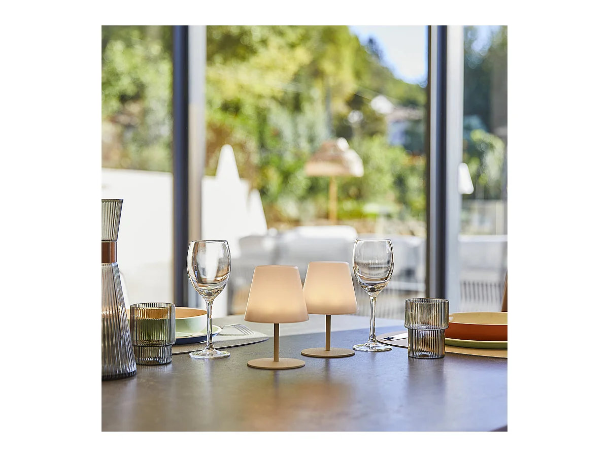 TISCHLAMPE 2er-set H16CM TWINS