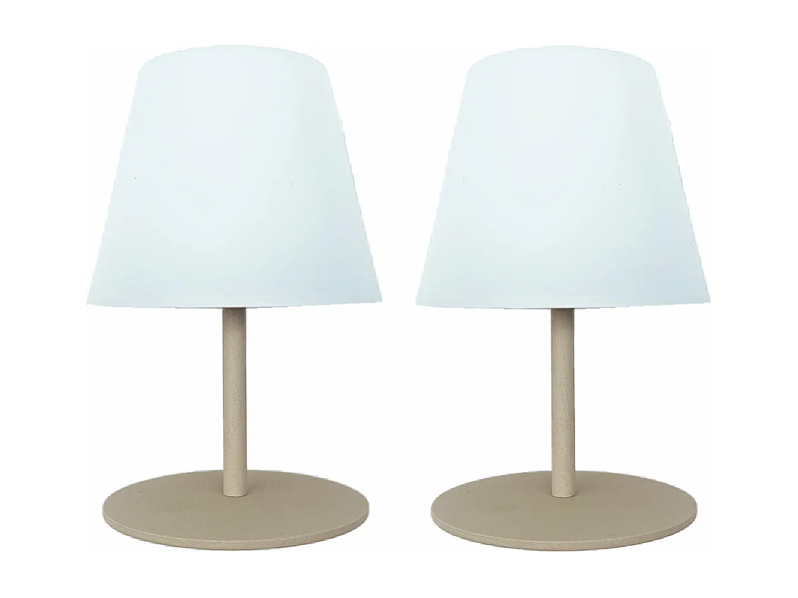 TISCHLAMPE 2er-set H16CM TWINS