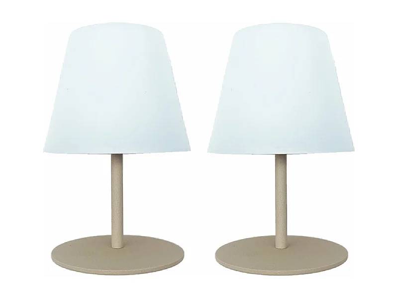 Conjunto de 2 candeeiros de mesa H16CM TWINS