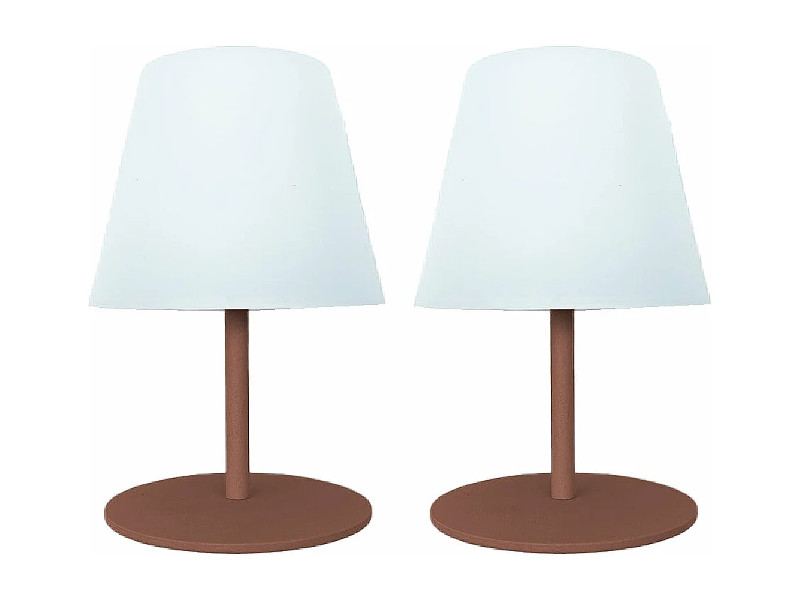 TISCHLAMPE 2er-set H16cm TWINS