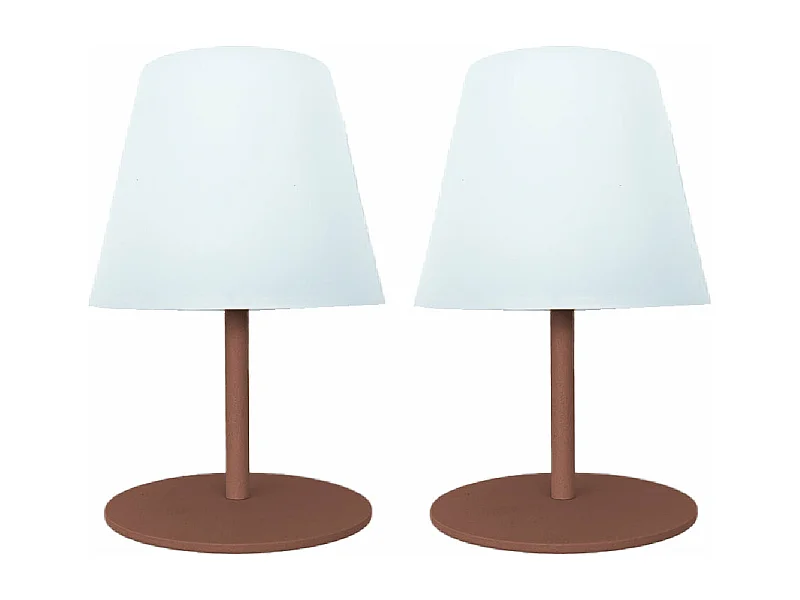 TISCHLAMPE 2er-set H16cm TWINS