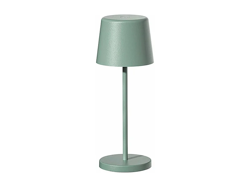 Mini lampe de table KELLY MINI Vert olive Aluminium H22cm