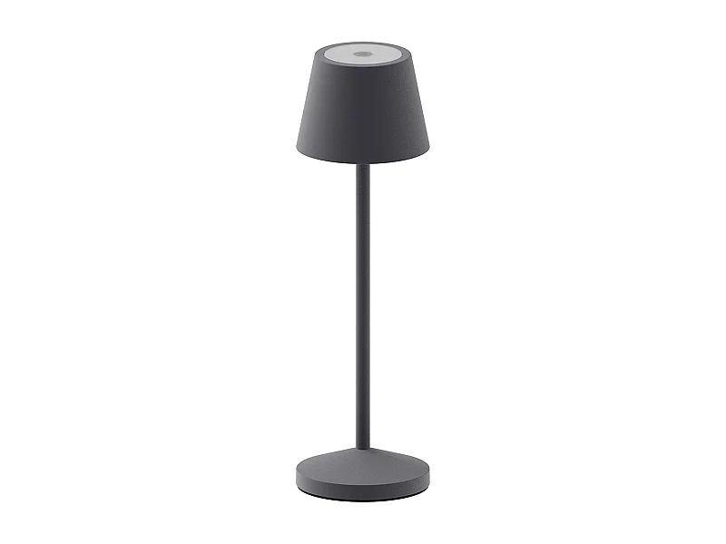Lampe de table sans fil EMILY Gris H25cm
