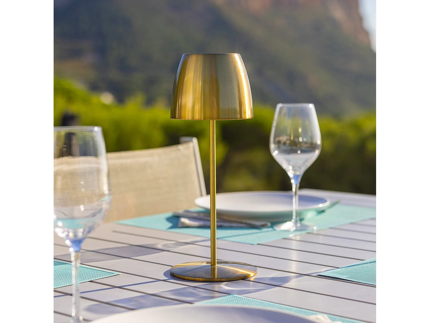 Lampe de table sans fil ORLUM Doré Aluminium H30CM