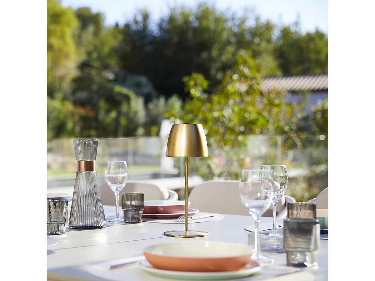 Lampe de table sans fil ORLUM Doré Aluminium H30CM