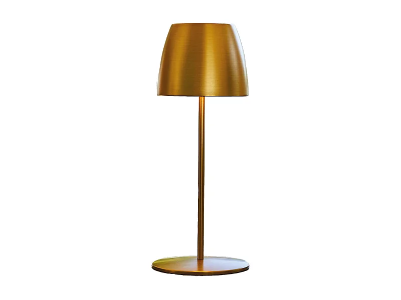 Lampe de table sans fil ORLUM Doré Acier H30CM