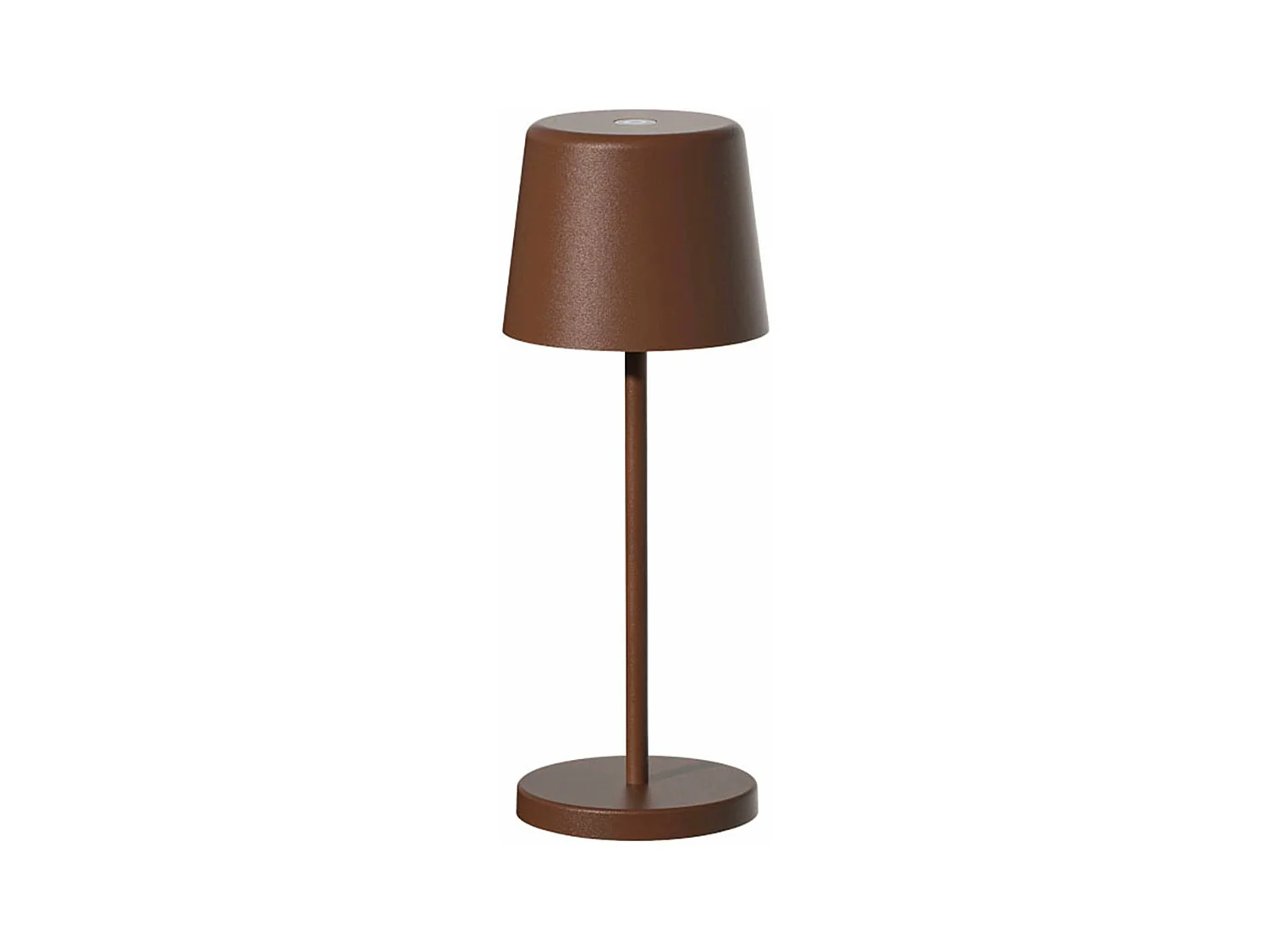 Mini lampe de table KELLY MINI Marron Aluminium H22cm