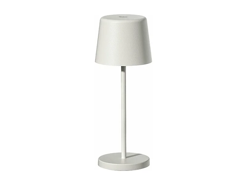 Mini lampe de table KELLY MINI Blanc Aluminium H22cm