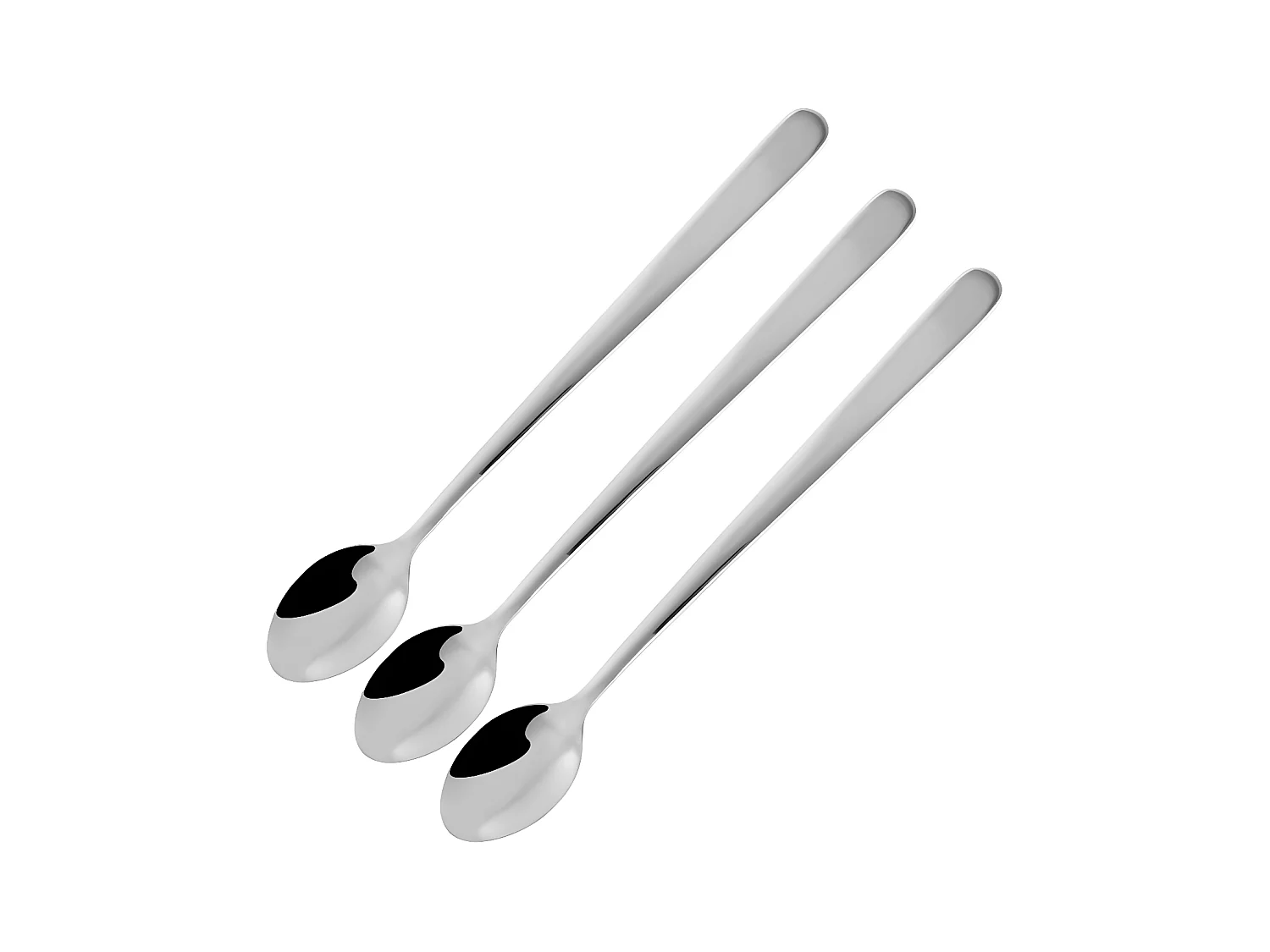 Lot de 3 cuillères à café long manche 20 cm Fackelmann Petit Déjeuner