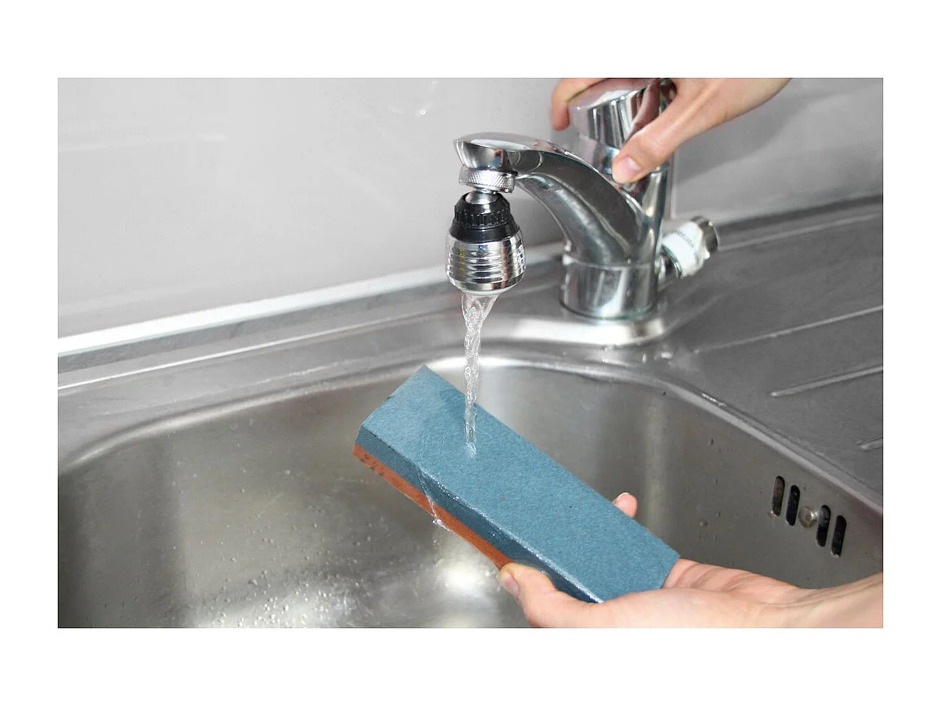 Pierre à affuter les couteaux de cuisine Nirosta