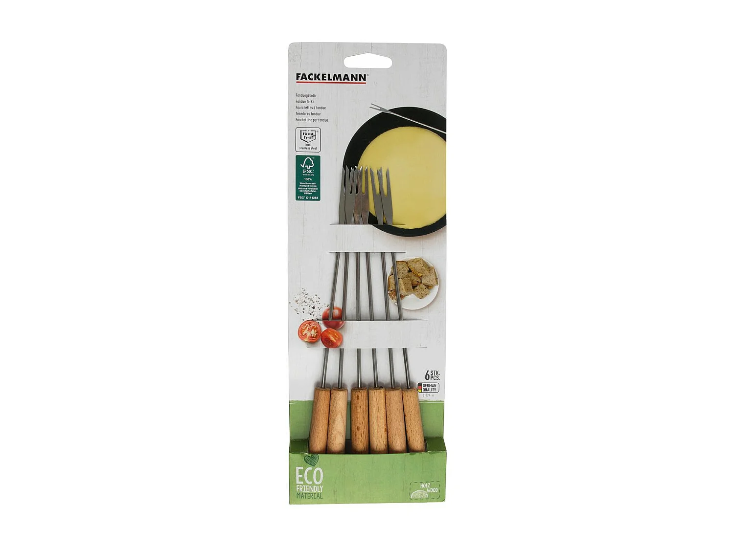 Set de Tenedores Fair Fondue 24 cm (6 Unidades)