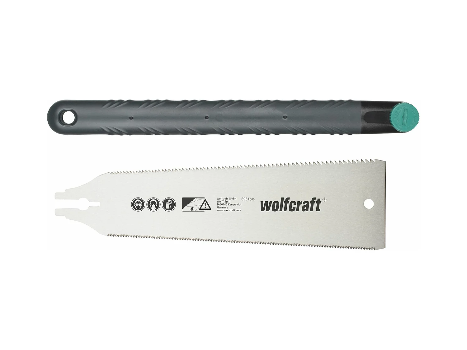 WOLFCRAFT - 1 sierra japonesa de doble dentado de 240 mm