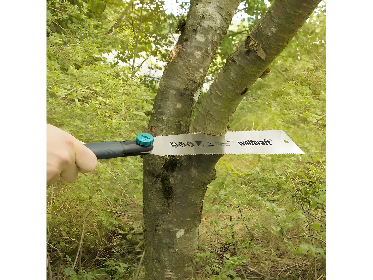 WOLFCRAFT - 1 sierra japonesa de doble dentado de 240 mm