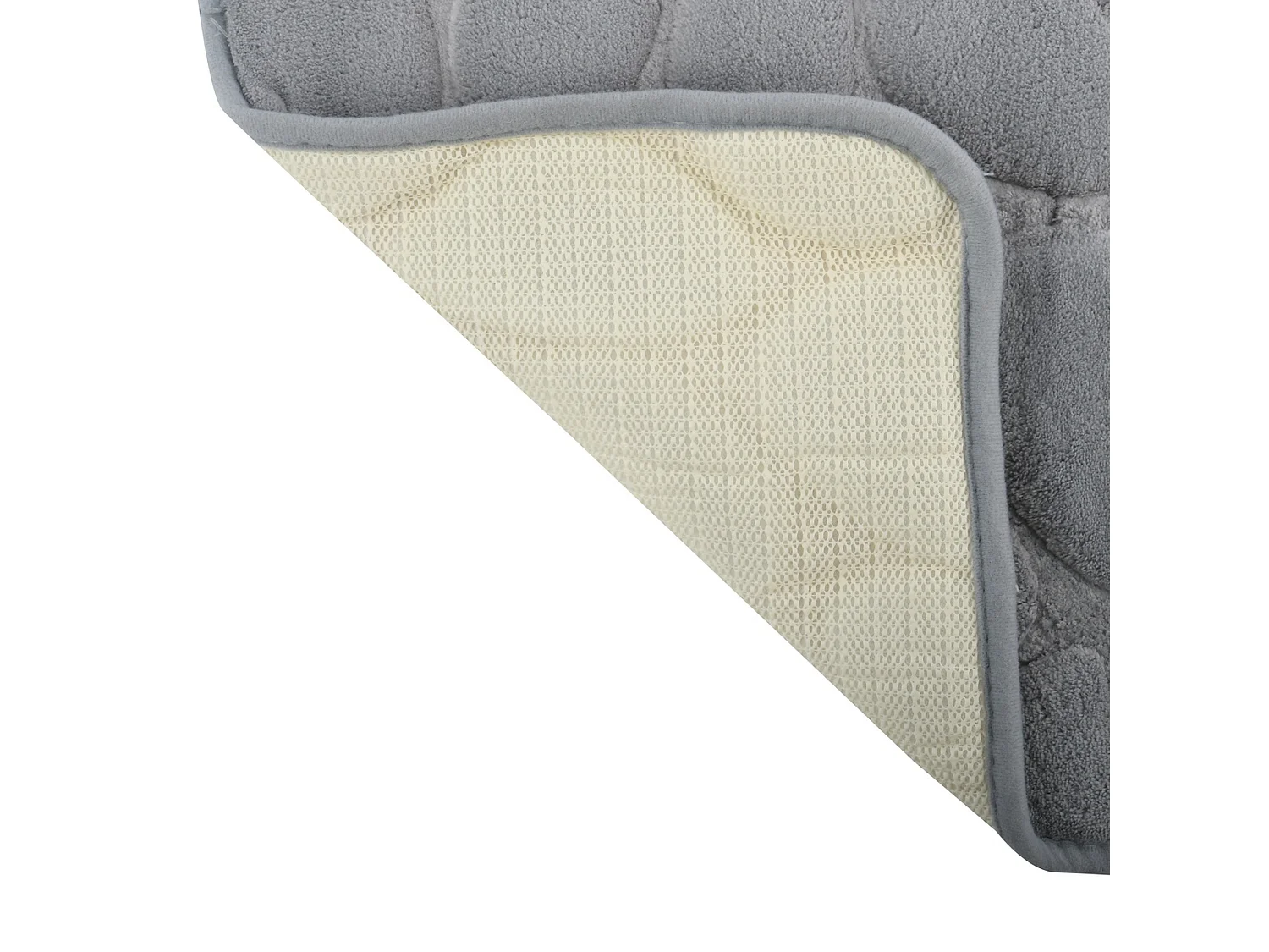 Piédras gris de tapis en mousse 50x80 cm