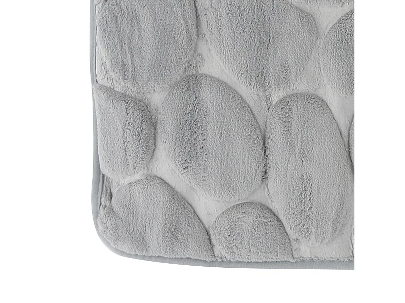 Piédras gris de tapis en mousse 50x80 cm