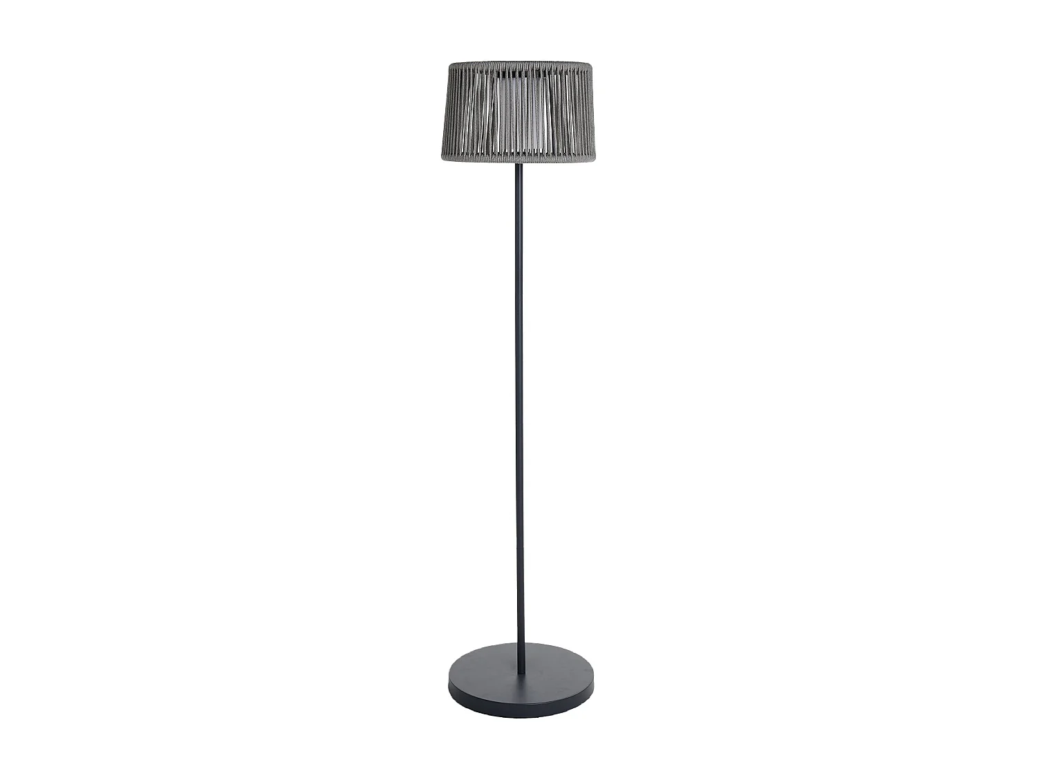 Lampadaire solaire SOLEO en corde H145 cm