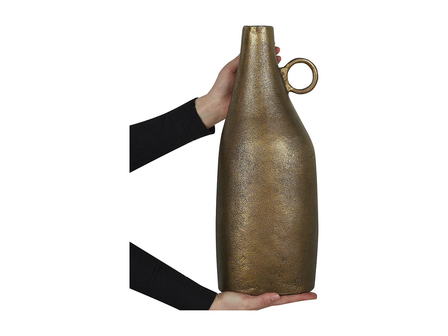 Vase décoratif SAMBHAR Métal 46 cm Laiton