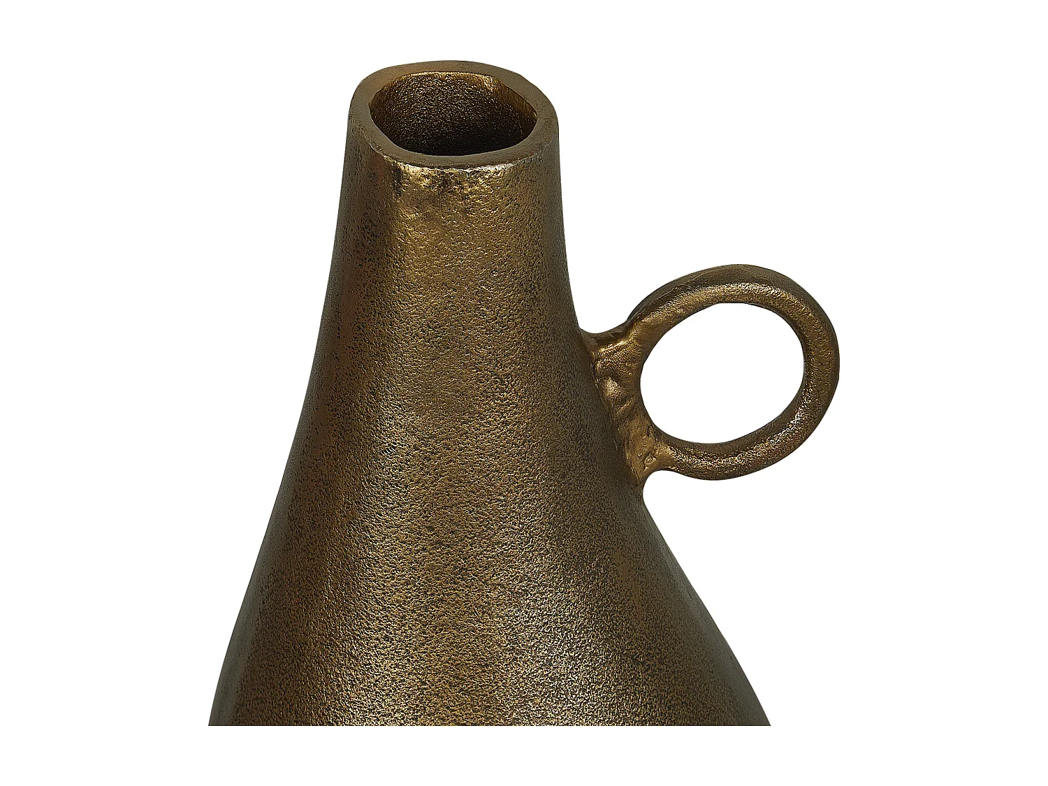 Jarrón decorativo SAMBHAR Metal 46 cm Latón