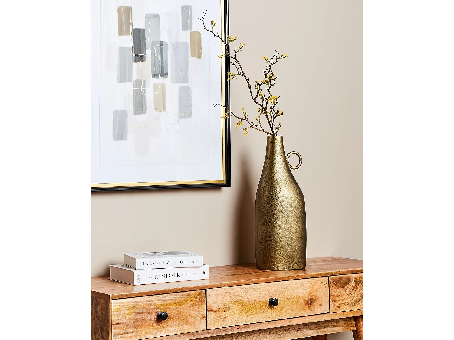 Decovaas SAMBHAR Metaal 46 cm Messing