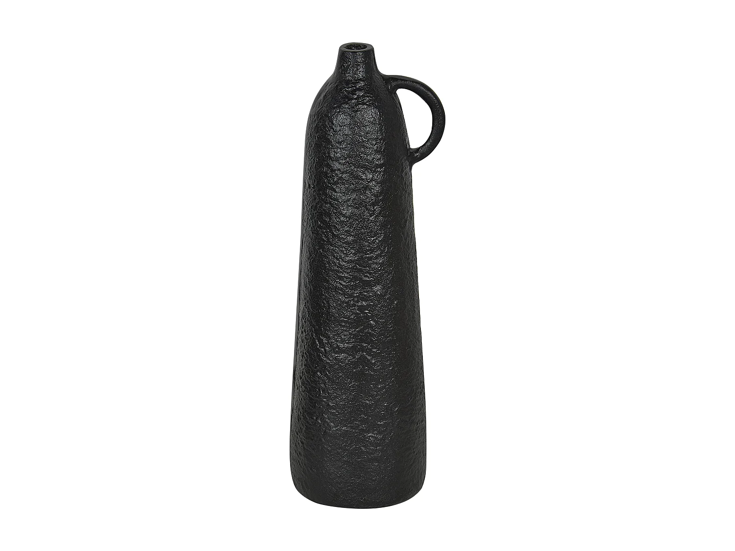 Jarrón decorativo MARKHA Metal 33 cm Negro