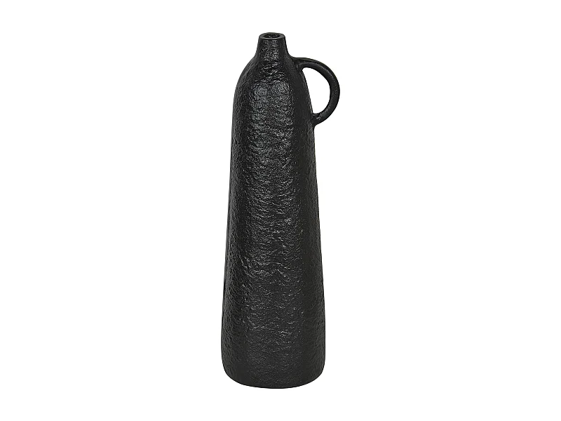 Vaso decorativo MARKHA Metallo 33 cm Nero