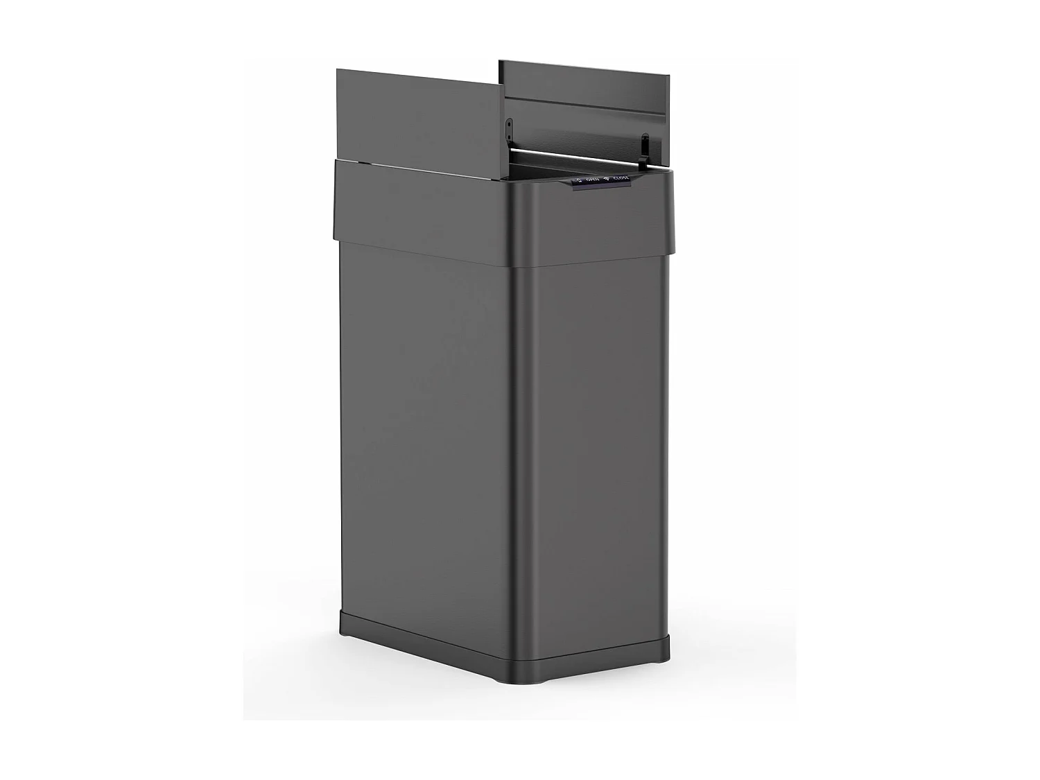 Poubelle de cuisine automatique SILVERLAKE Noir Acier inoxydable 60L