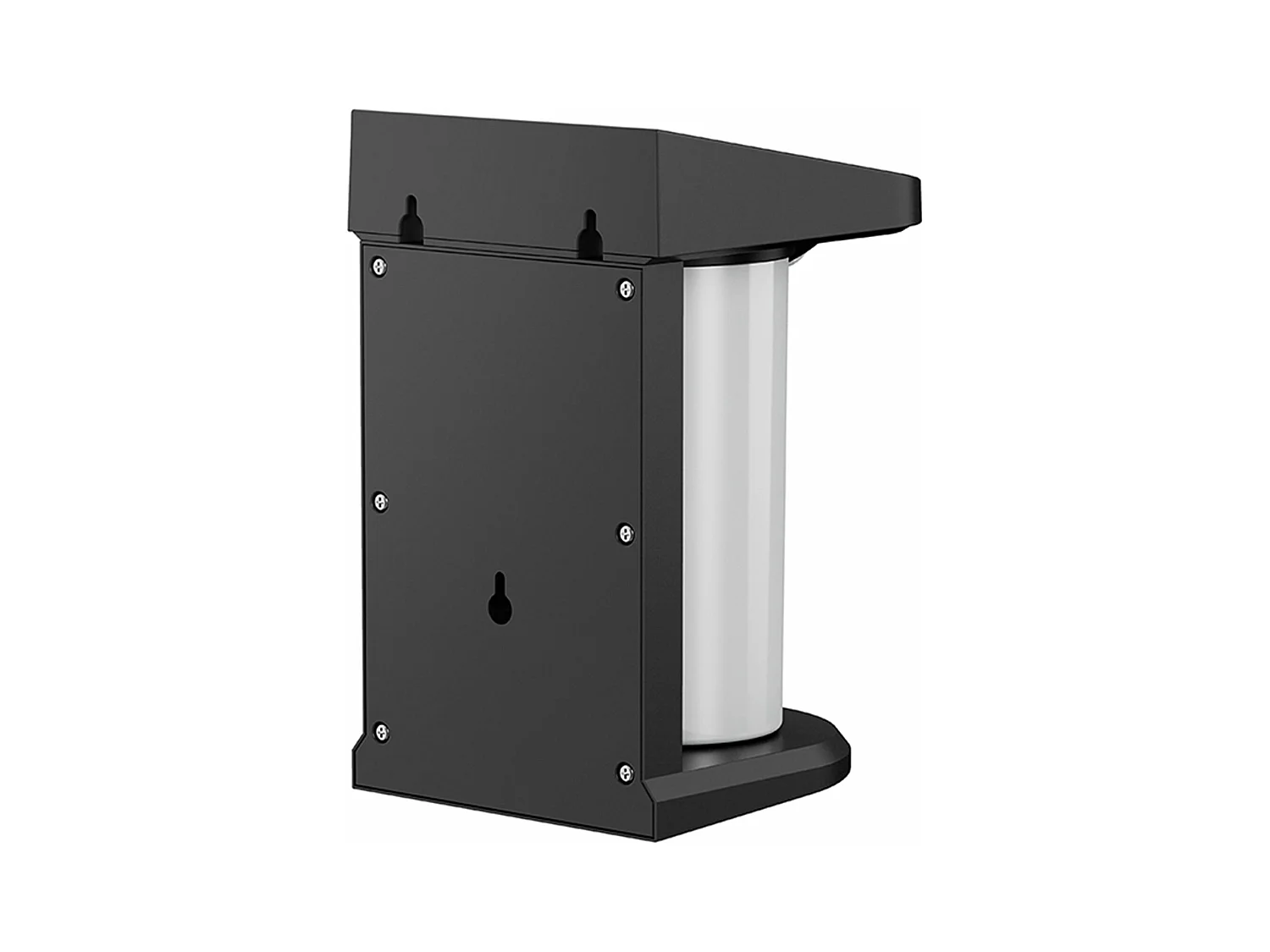 Lot de 2 projecteurs solaires LUSTY Noir Plastique H18cm