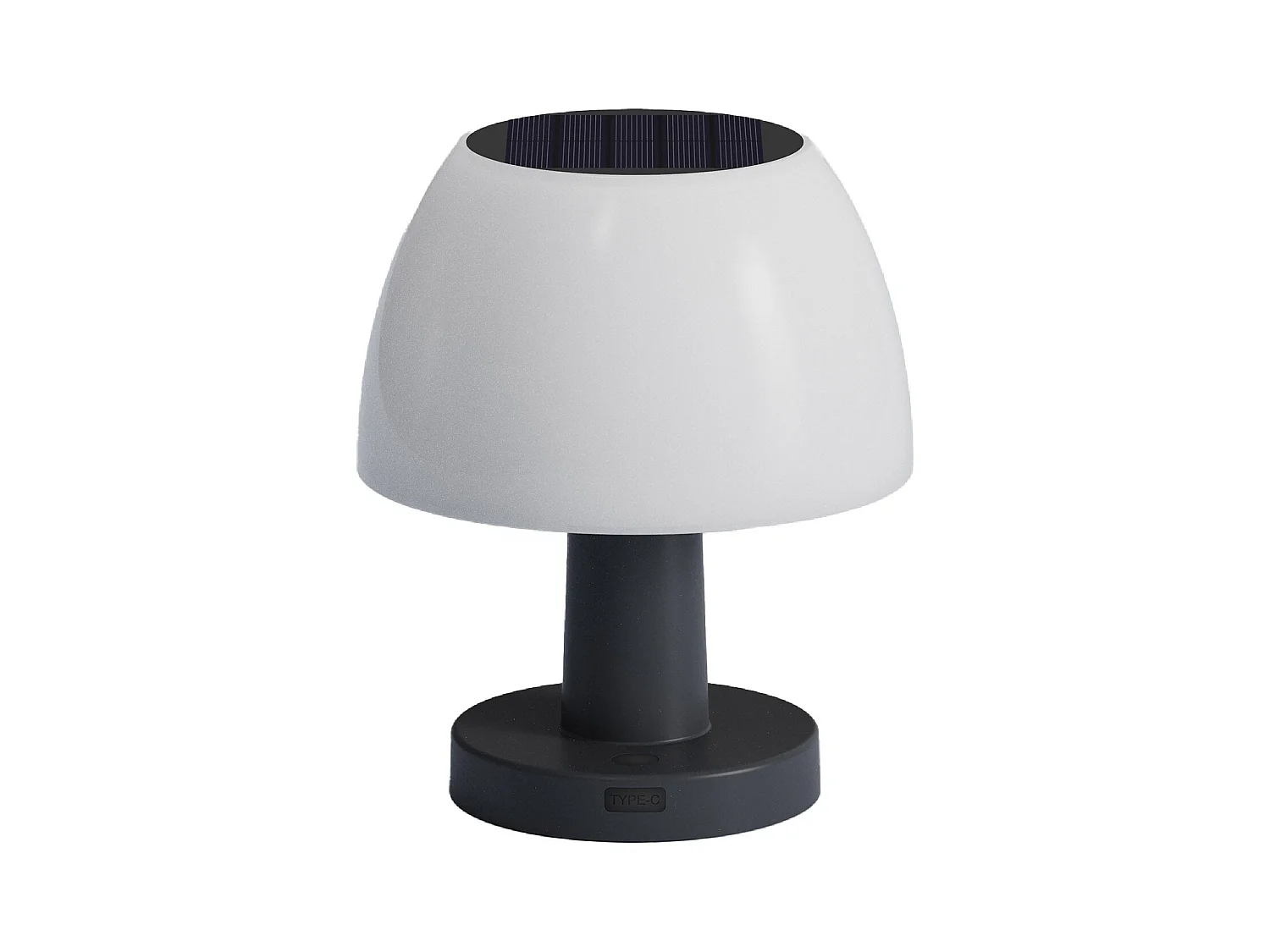 Lampe de table solaire LUMINA Blanc Plastique H13.5 cm