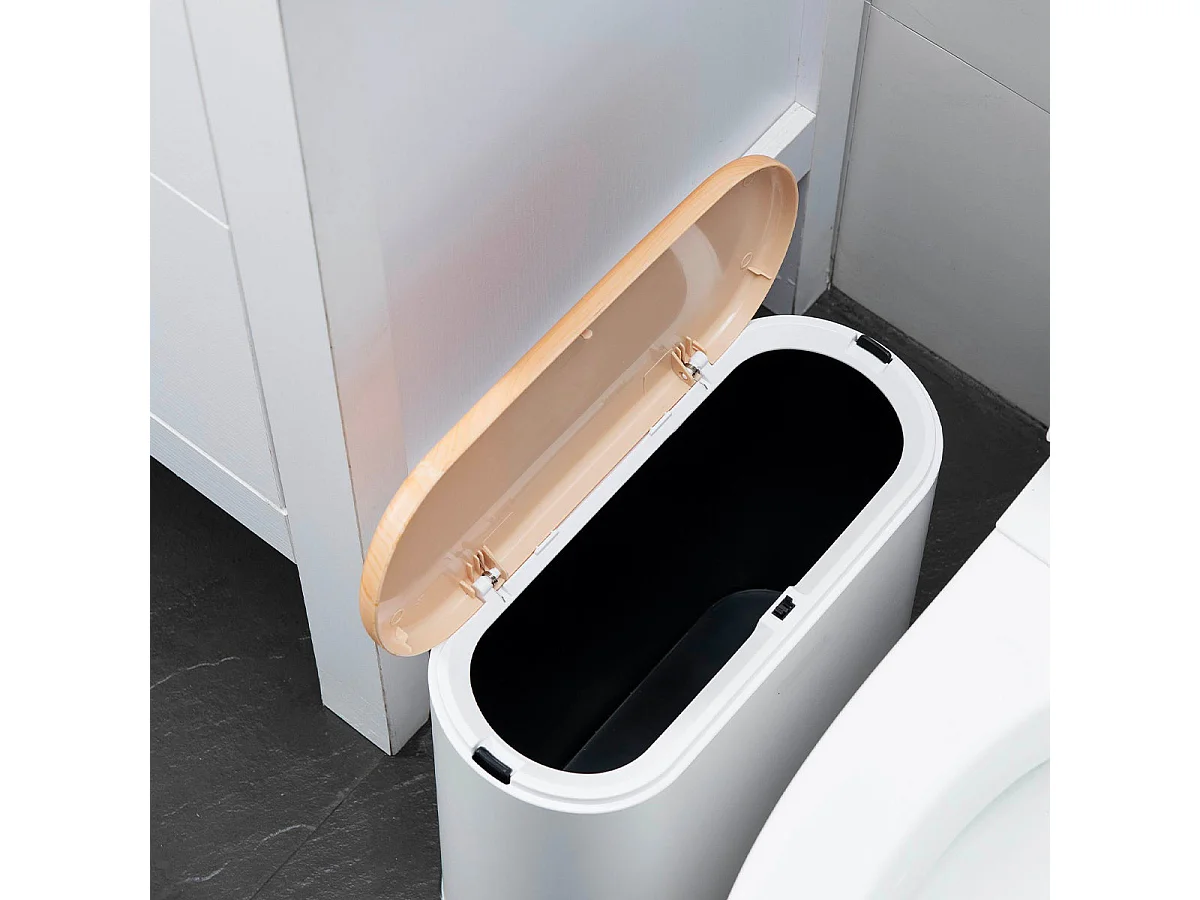 Poubelle de salle de bain push ALDO 10L