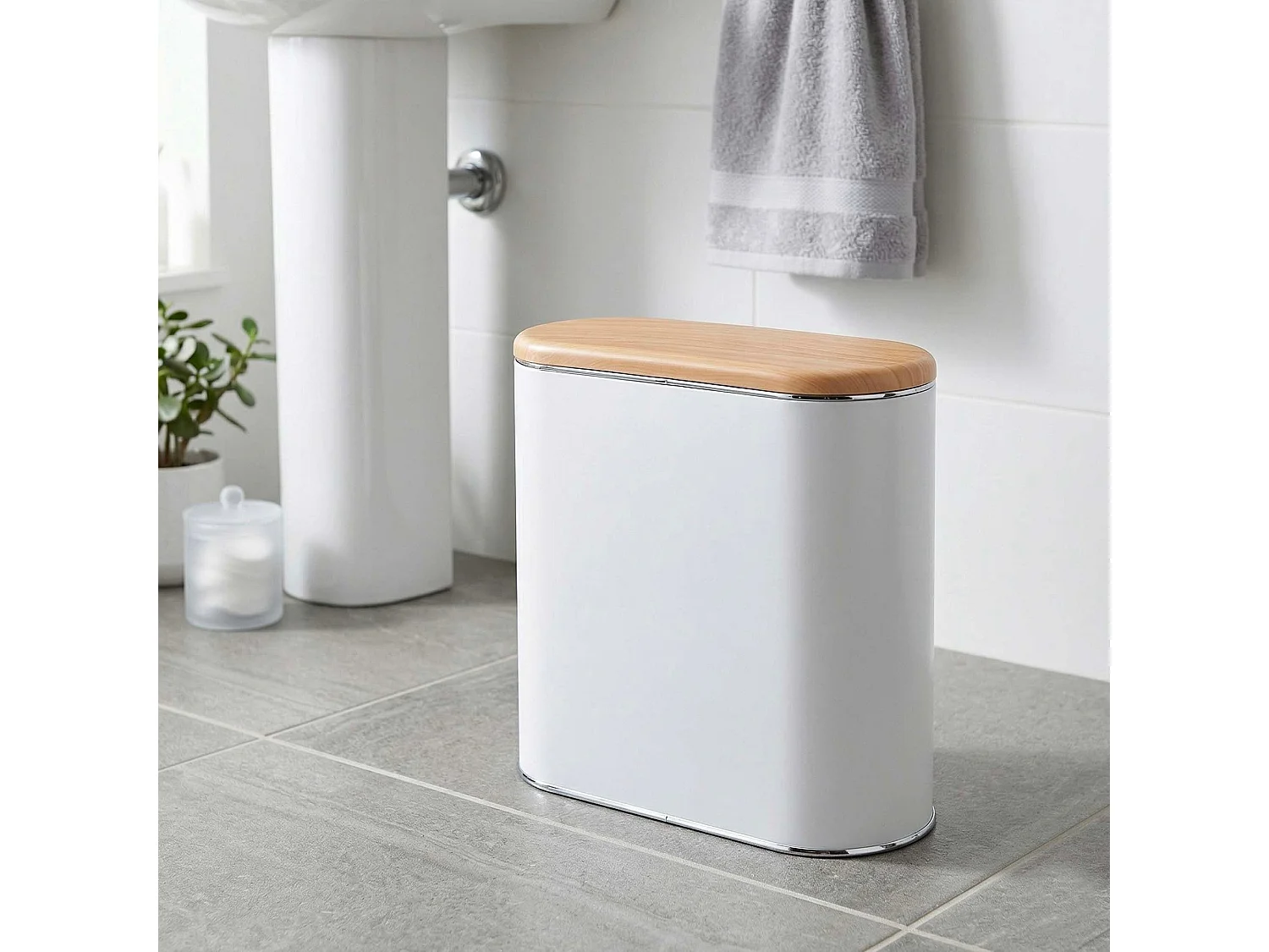 Poubelle de salle de bain push ALDO 10L