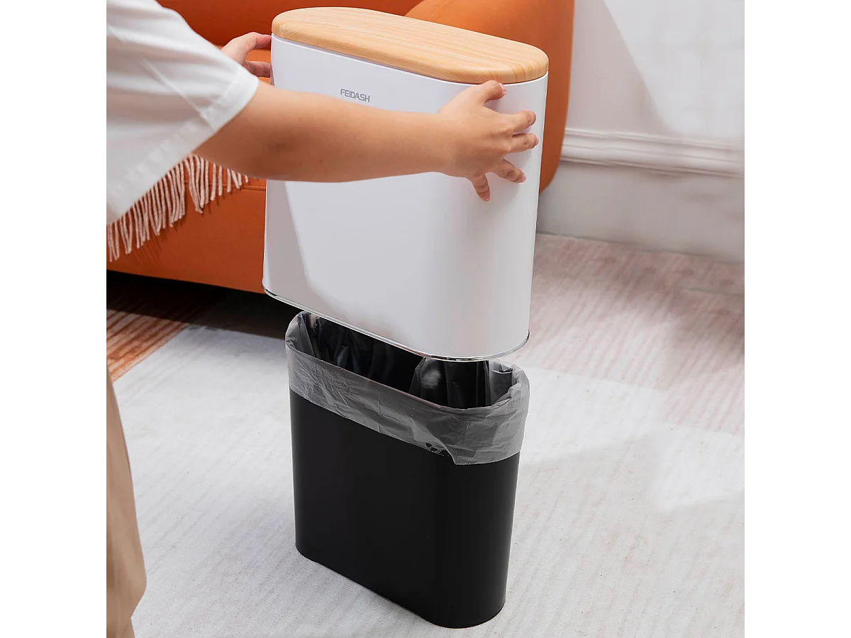 Poubelle de salle de bain push ALDO 10L