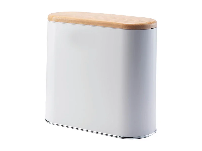 Poubelle de salle de bain push ALDO Bois Plastique 10L