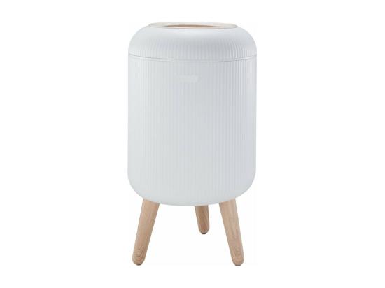 vente unique Poubelle de salle de bain push LIMO Bois Polypropylène 9 L