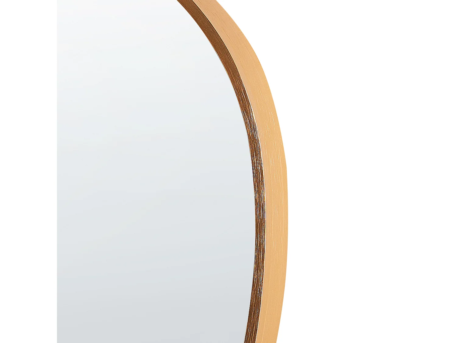 Miroir VERNAIS 57 cm 110 cm Métal Doré