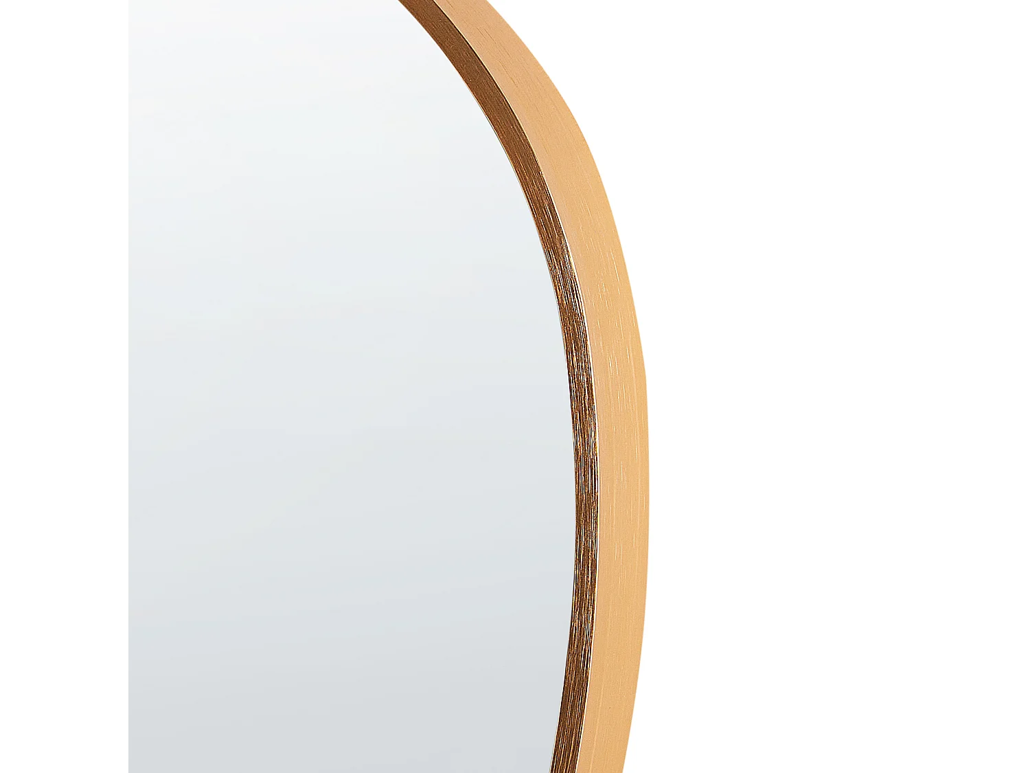 Miroir VERNAIS 60 cm 110 cm Métal Doré