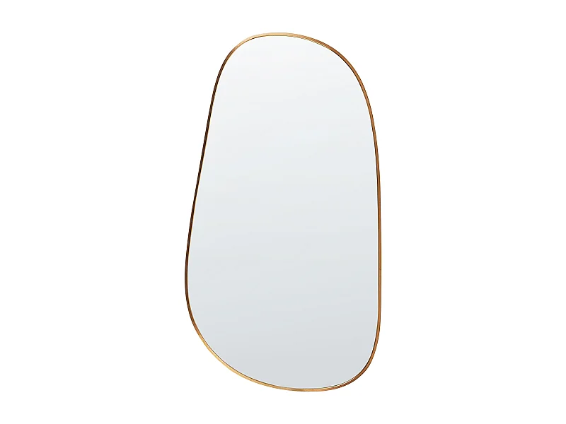 Miroir VERNAIS 60 cm 110 cm Métal Doré
