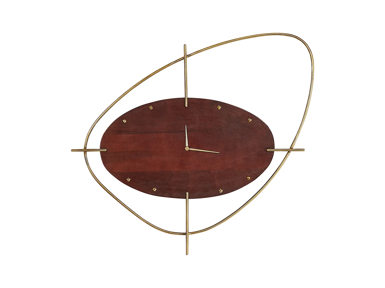 Horloge murale RAPTI 74 cm Bois Marron foncé