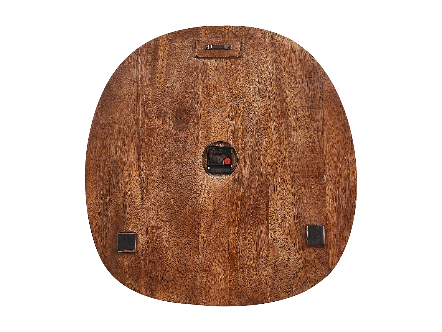 Horloge murale TAPTI 60 cm Bois de manguier Marron foncé