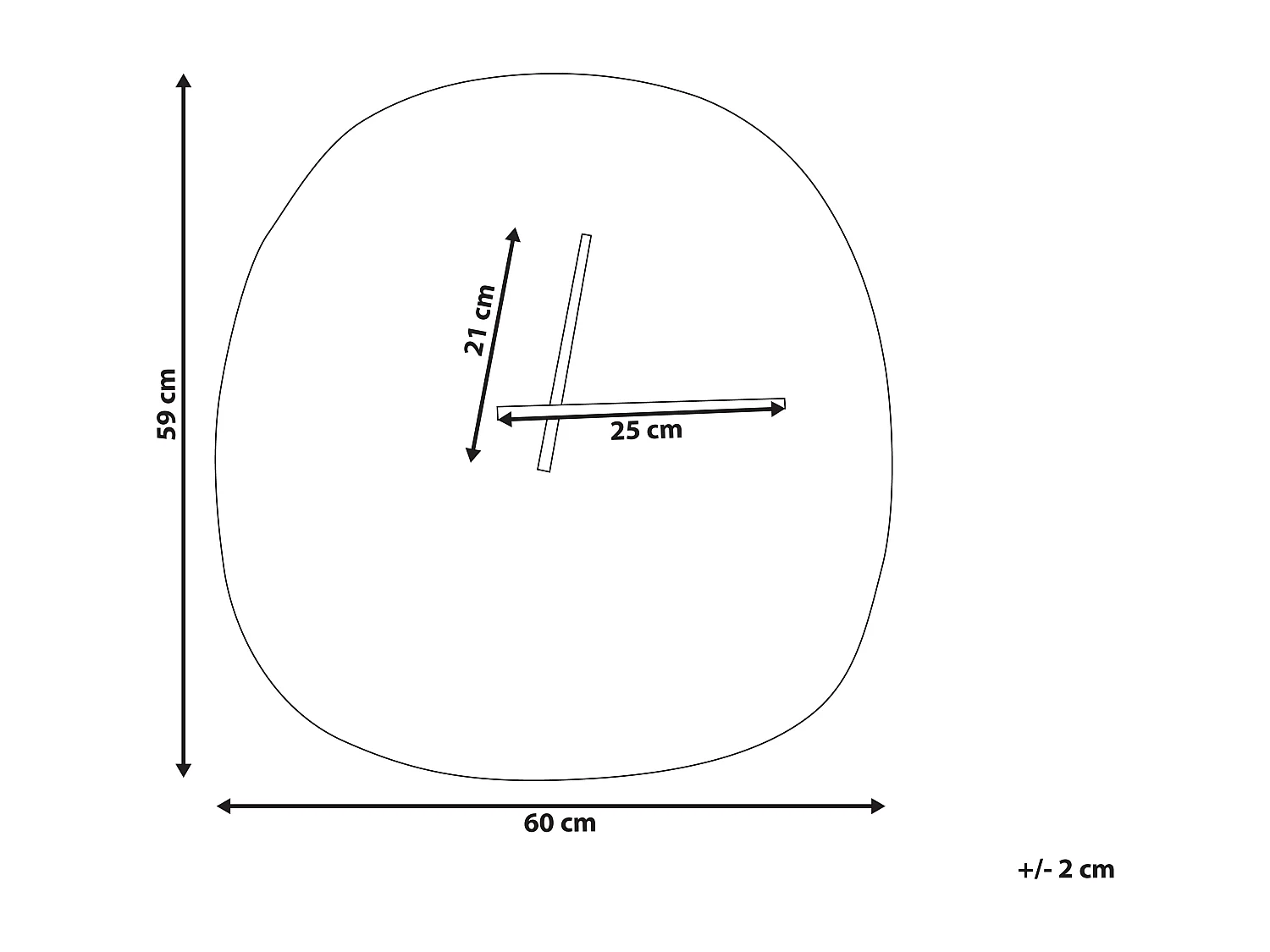 Horloge murale TAPTI 60 cm Bois de manguier Marron foncé
