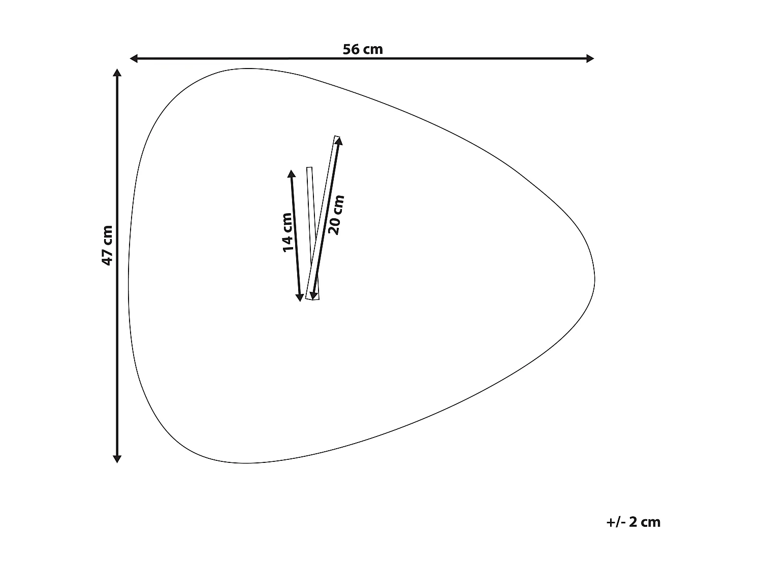 Wanduhr LOKTAK 56 cm Holz Schwarz