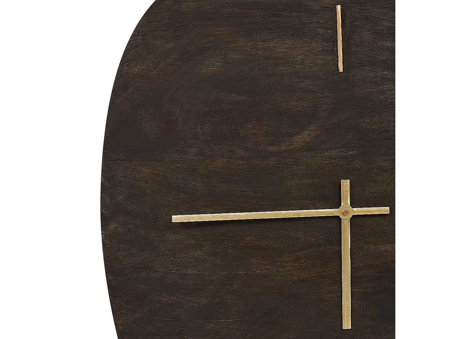 Wanduhr LOKTAK 56 cm Holz Schwarz