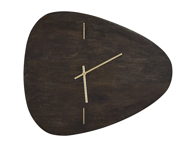 Wanduhr LOKTAK 56 cm Holz Schwarz