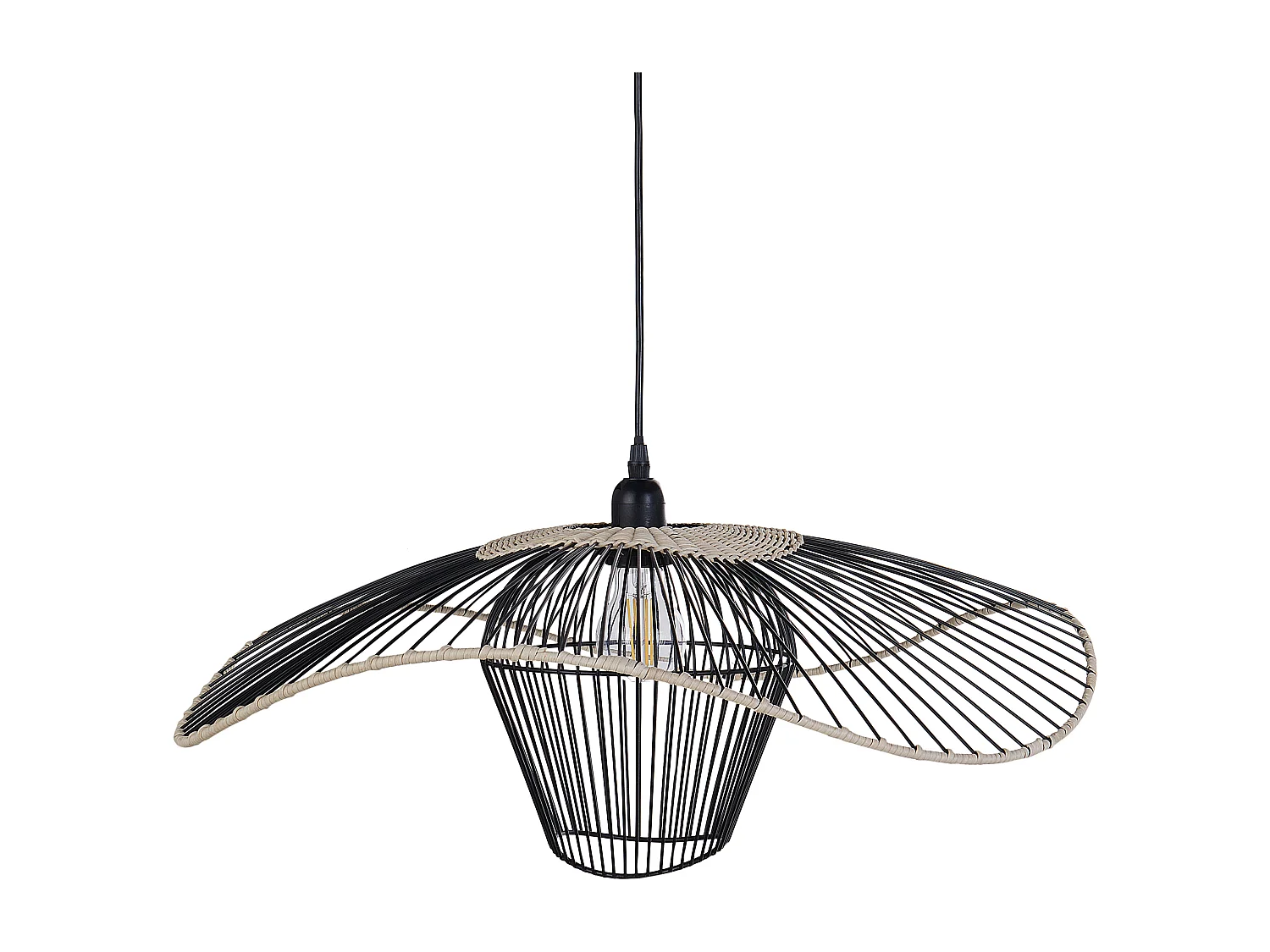 Lampa wisząca LUNGA Metal Czarny