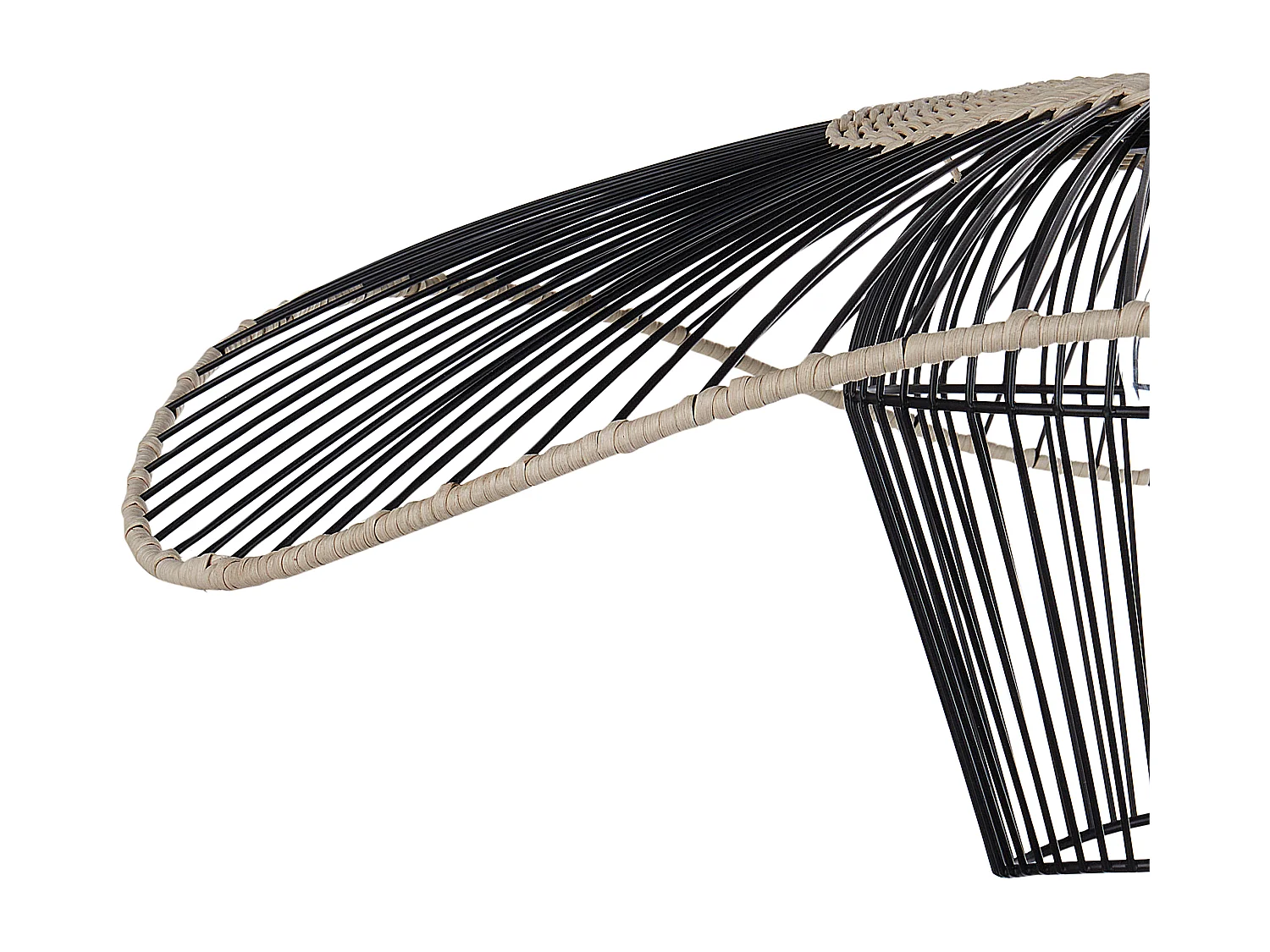 Lampa wisząca LUNGA Metal Czarny