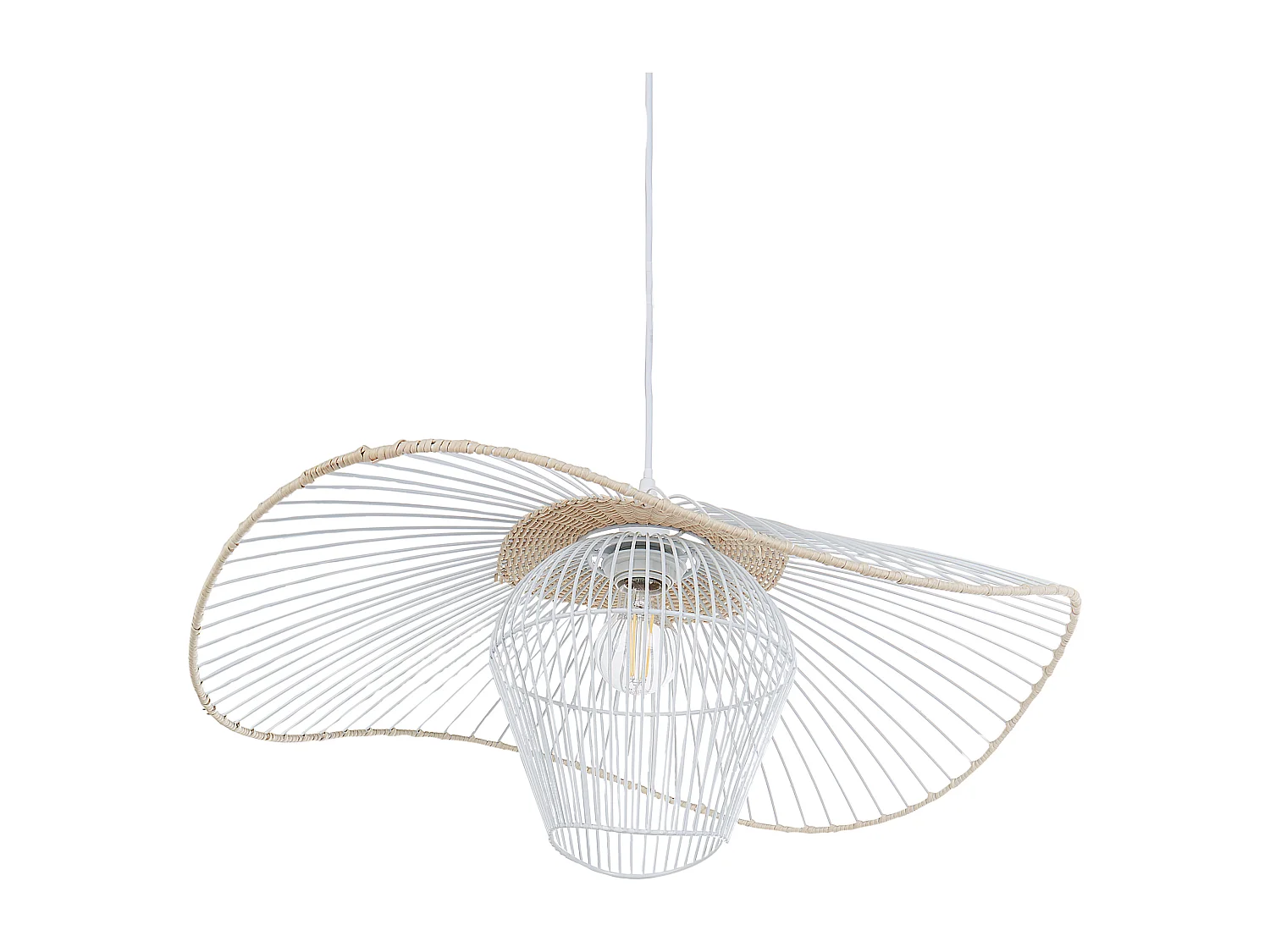 Hanglamp LUNGA Metaal Wit