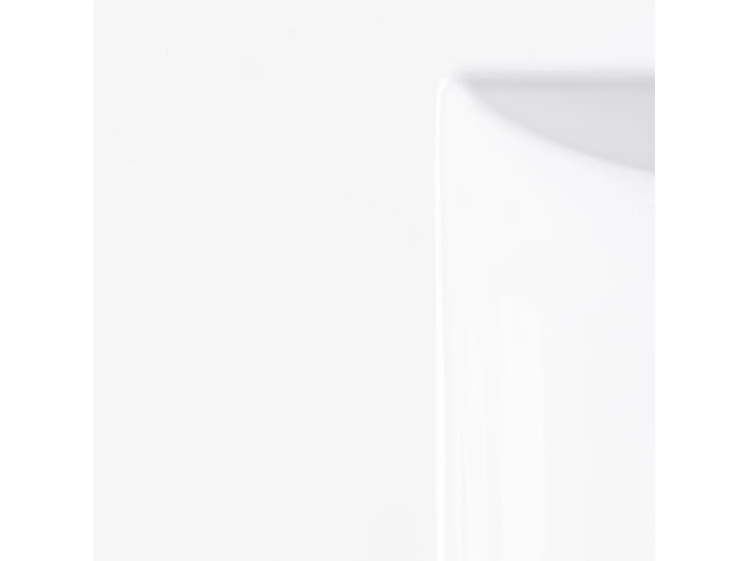 Rechthoekige witte inbouwwastafel van keramiek - 101 x 46,5 cm - MOTIAC