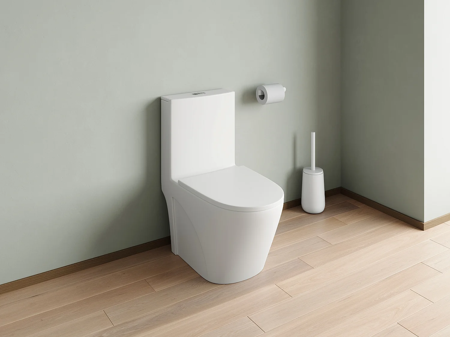 WC da appoggio Drenaggio orizzontale Ceramica Bianco opaco - NAGILAM