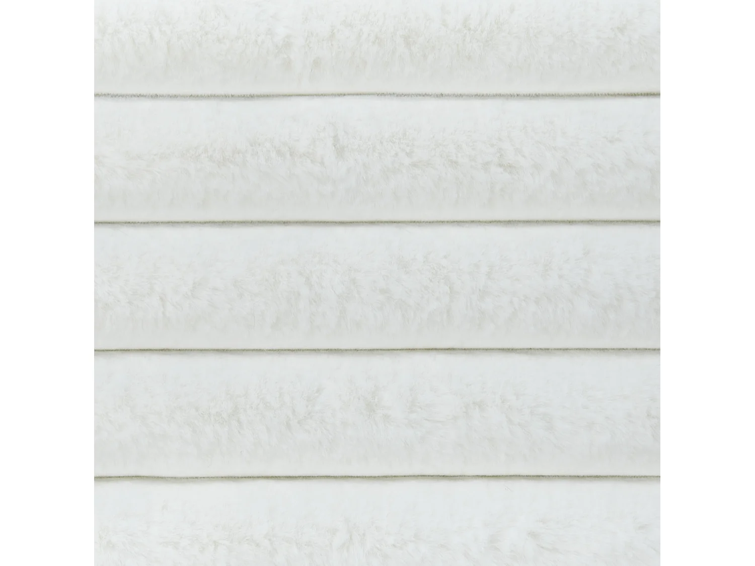 Couvre-lits RAKYA Fourrure synthétique 150 x 200 cm Blanc