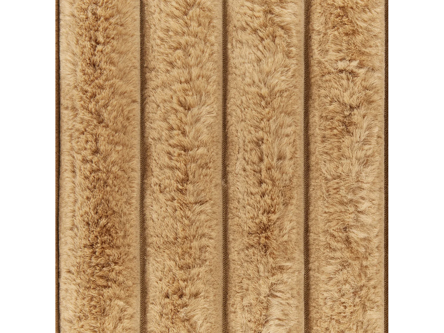 Colcha RAKYA Imitação de pele 150 x 200 cm Castanho claro