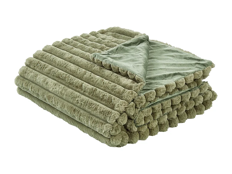 Piumone RAKYA Finta pelliccia 200 x 220 cm Verde